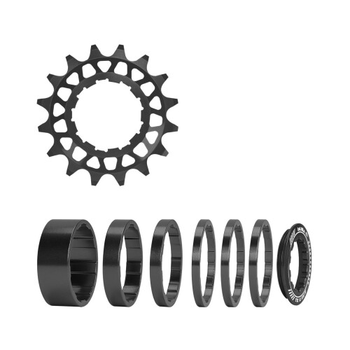 Kits de conversion de pignons à vitesse unique pour-16T Noir