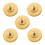 5pcs 3.5 Inch 88mm Diameter Rubber Buffing Wheel For Car 1