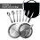 Outdoor Camping Set Flatware Organizer, Portable Flatware Organizer for Camping, Picnics Includes Various Tableware 3