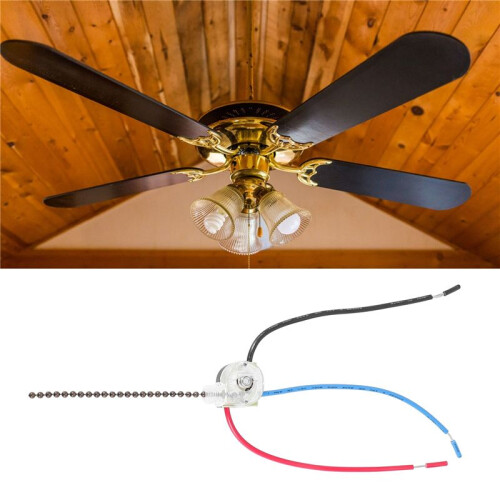 3Pack Ceiling Fan Light  ZE-110 Fan  3 Way Speed Fan  Ceiling Pull Chain  Replacement