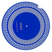 Disque stroboscopique de platines de 12 pouces pour-Bleu