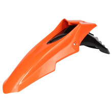 Garde-boue de moto fonctionnel de 17 pouces-1Orange devant