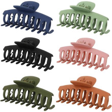 Hair Claw Clips Big Claw Clips, Non slip Hair Clip Strong Hold Jaw Clips for Women and Girls Straight, Curly & Wavy Hair (3.6 Inch)