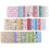 Fabric Patchwork  Cotton Material Batiks Mixed Squares Bundle, 10 x 10cm, 50-Pack 1