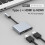 Προσαρμογέας USB-C σε Διπλό HDMI, Διανομέας USB-C 4 σε 1 με 2 Θύρες HDMI 4K, Σταθμός Σύνδεσης γ 2