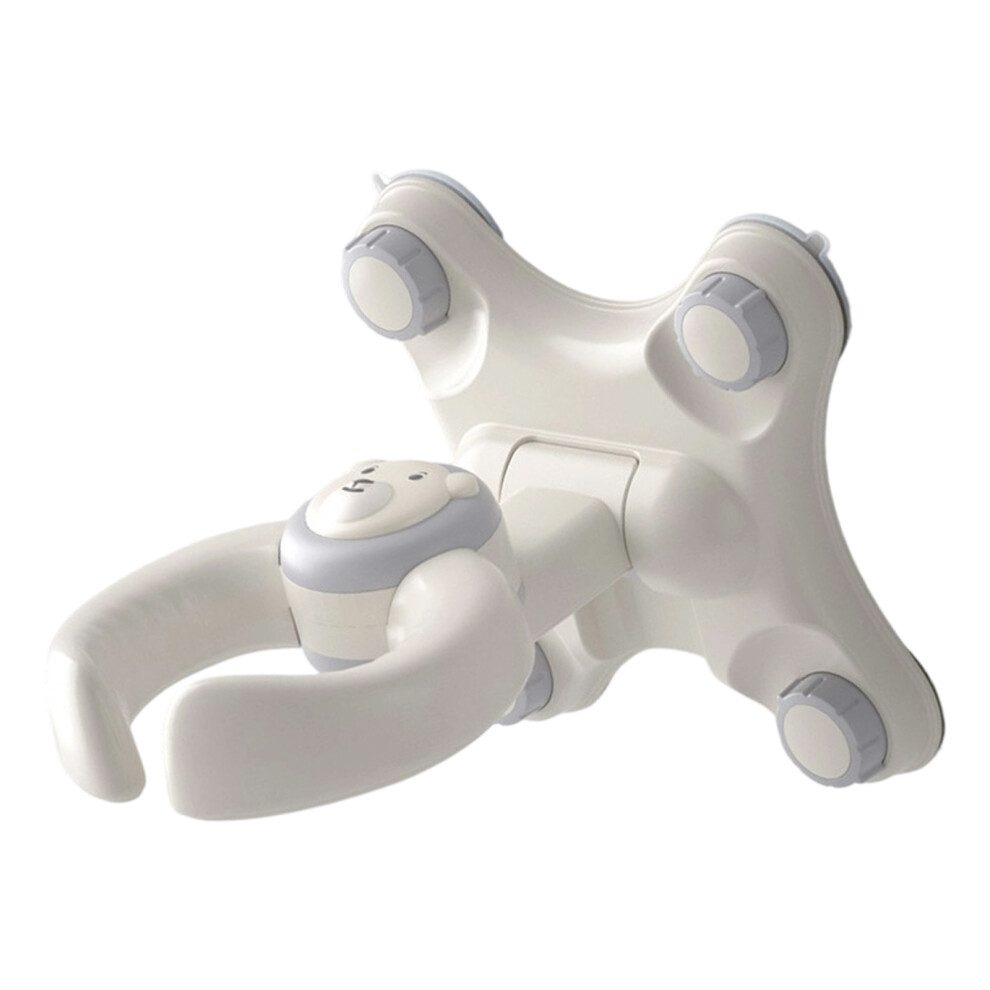 Practical Standing Shower Rack With Suction Cups-Cartoon Gray
