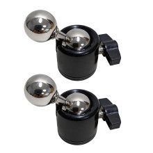 2Pieces Metal Ball Joint Adapters 17Mm Ball And 1/4 Female
