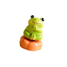 Artistic Ceramic Frogs And Cats Design Figurine Home-Style2