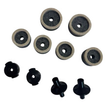 Professional Cymbal Stand Felt Washer and Cymbal Sleeves-Black