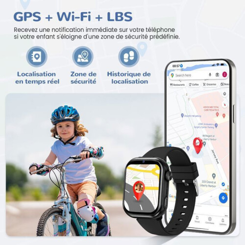 Έξυπνο ρολόι 4G για παιδιά με GPS, βιντεοκλήσεις, φωνητική συνομιλία, Wi‑Fi, LBS, SOS κα 1