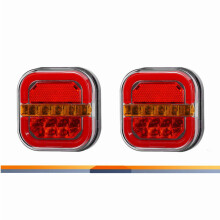 Pair High Brightness LED Trailer Tail Lights with-1