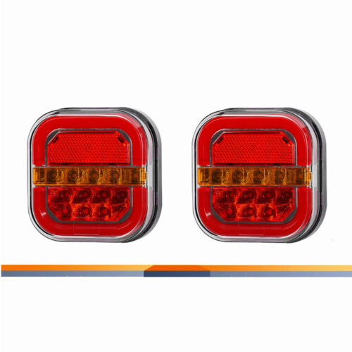 Pair High Brightness LED Trailer Tail Lights with-1