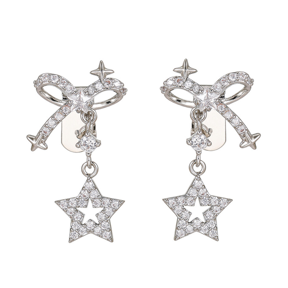 Alloy Star Bowknot Earphone Accessories For Freeclip 1/2 Earbud 7627001653412