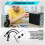 Dual-XLR-Buchse auf XLR-Stecker-Audio-Wanddose 7