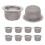 10Pcs Double Screen Filter Cocktail Smoker Screen  Mesh Bowl Screen Filter for Bourbon Whiskey Smoker 1