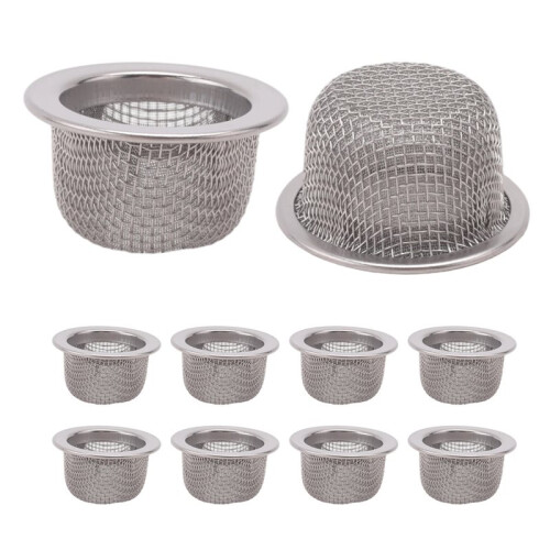 10Pcs Double Screen Filter Cocktail Smoker Screen  Mesh Bowl Screen Filter for Bourbon Whiskey Smoker