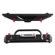 Aluminium-Front- und Heckstoßstangenset für 1/30 für Axial SCX30 JLU RC Crawler-Car-Upgrade-Teile