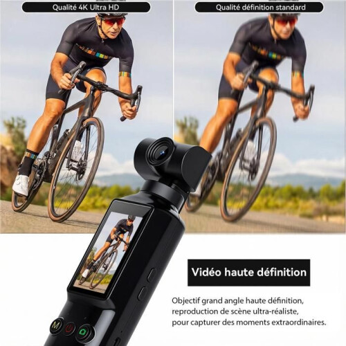 Αθλητική κάμερα 4K με περιστρεφόμενο φακό 270, Wi‑Fi, οθόνη 1,99 ιντσών και κάρτα 64 1