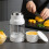 Shaved Ice Machine Snow Cone Machine Portable Handheld Small Crusher with  Trays 4