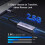 Προσαρμογέας USB C σε RJ45 Ethernet 2.5 Gigabit για σταθερή σύνδεση δικτύου LAN, συμβατός με iP 2