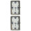 2 Pack Stick On Car Clock Self-Adhesive Small Decorative 4