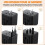 Καθολικός αντάπτορας ταξιδιού 25W με 2 θύρες USB-C και 2 θύρες USB-A, συμβατός με 180+ χώρ 2
