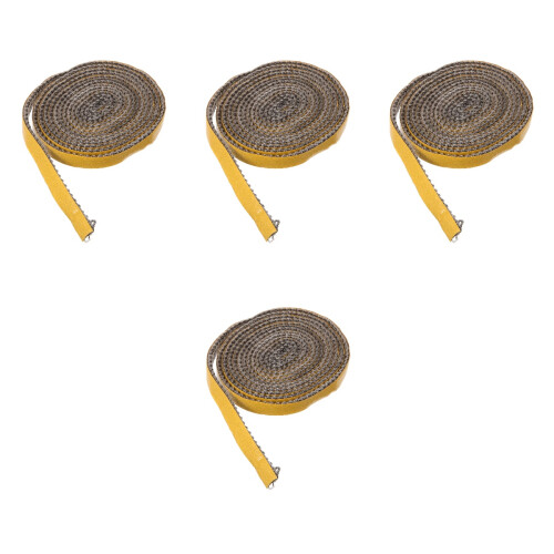 4Rollen Gele Glasvezel Deurrubber Zelfklevend Voor 1