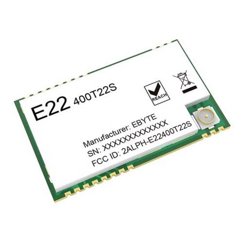 E22-400T22S UART LoRa Net Working RSSI Wireless Transceiver CDSENET 22dBm 433MHz SMD IPEX Module Low Power 1