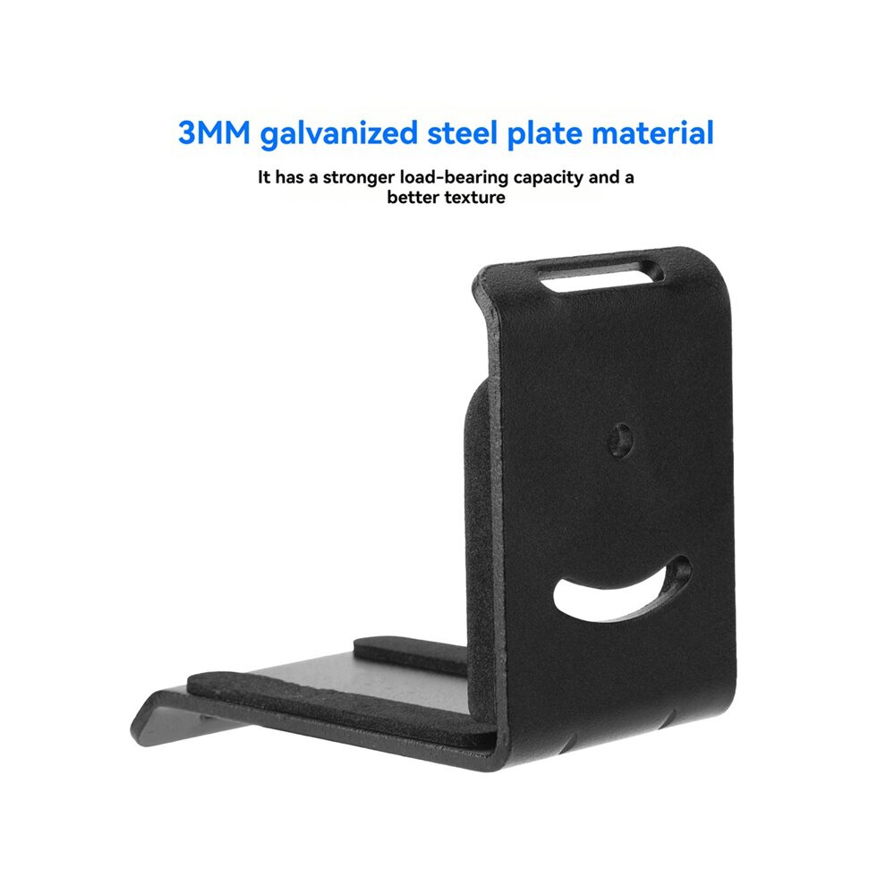 Soundbar Wall Mount Bracket For Metal Shelf With Hook & Loop Straps, 30Lb Capacity 4712984485655