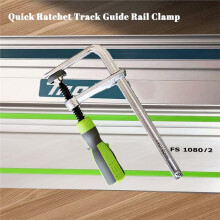 1Pcs Quick Screw Clamp for Woodworking, Guide Rail Track Clamps for