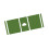 Professional Baseball Training Mat With Alignment Guides-Green 1