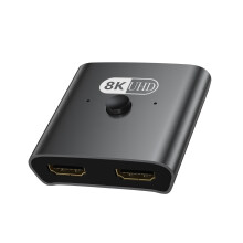 HDTV 2.1 Switcher 2 in 1 Out 4K@120Hz 8K@60Hz for Gaming PC-8K