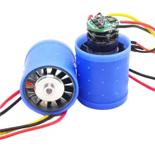 Silnik Wentylatora Aluminiowego 24V 100,000 RPM Bezszczotkowego z Wirnikiem do Suszarki do Włosów O Ultra Wysokiej Prędkości