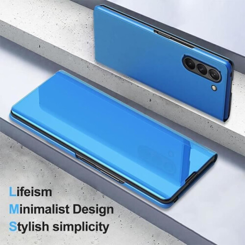Θήκη για Samsung Galaxy Z Fold 5, αντικραδασμική με εφέ καθρέφτη, πλήρης προστασία, λεπτή 1