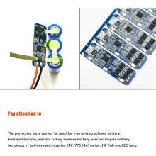 12V 10A 18650 Lithium Battery Protection Board for BMS Li-Ion Charger Protection Module Anti-Overcharge/over-Discharge