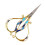European Light Luxury Retro Painted Diamond Colored Bottle Small Scissors 1