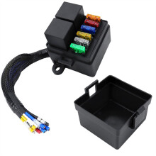 Universal Waterproof Relay Fuse Block Kit for Car, Truck, Boat with Pre-Wired Setup
