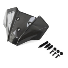 Pára-Brisas de Motocicleta para 390 125 DUKE390 DUKE125 2024 Defletor de Vento Dianteiro Preto