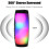 Φορητό ηχείο Bluetooth ασύρματο 10 W με υπογούφερ, πολύχρωμο LED, γκρι, λειτουργία hands- 2