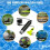 Draagbare Draadloze Dompelpomp voor  18V 20V Lithiumbatterij, Multifunctionele Waterpomp 4