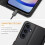Θήκη Προστασίας για Samsung Galaxy A17 5G/4G με Πτυσσόμενο Καπάκι από Συνθετικό Δέρμα Μαύ 5