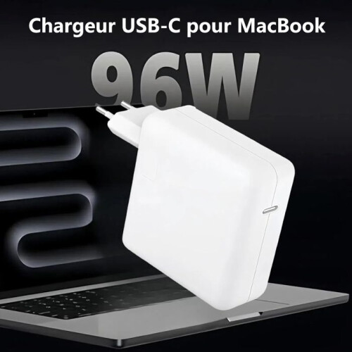 Φορτιστής USB-C 96W για φορητό υπολογιστή, συμβατό με MacBook Pro 16, 15, 14, 13 ιντσών, με κα 1