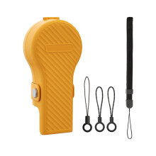 MultiColor Flip Cover For Pocket 4/3 Handheld-Yellow Color