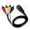 Robustes-50cm DIN6P fe auf 4RCA m 1