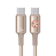 Gevlochten Type C-opladerkabel 240W 60W Snel-Woestijnkleur 240W