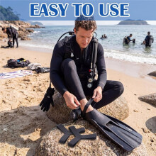 2 Pairs Fin Keepers Scuba Diving Fins Equipment Secure Gripper Strap for Freediving Snorkeling Underwater