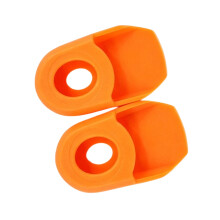 1Pair Bicycles Crank Boot Arm Sleeve Cover-1orange color