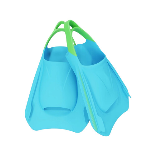 1 Pair Snorkeling Swimming Flippers Diving-Blue green S code