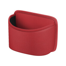 Ergonomic Vehicle Door Organiser Bin Tear Resistant PU-Red