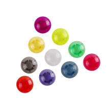 Guitar Effect Footswitch-Neutral mushroom Colorful pack of 10